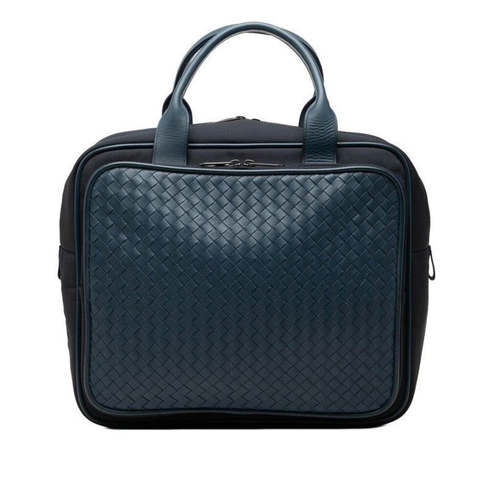 Bottega Veneta Intrecciato Handbag Navy